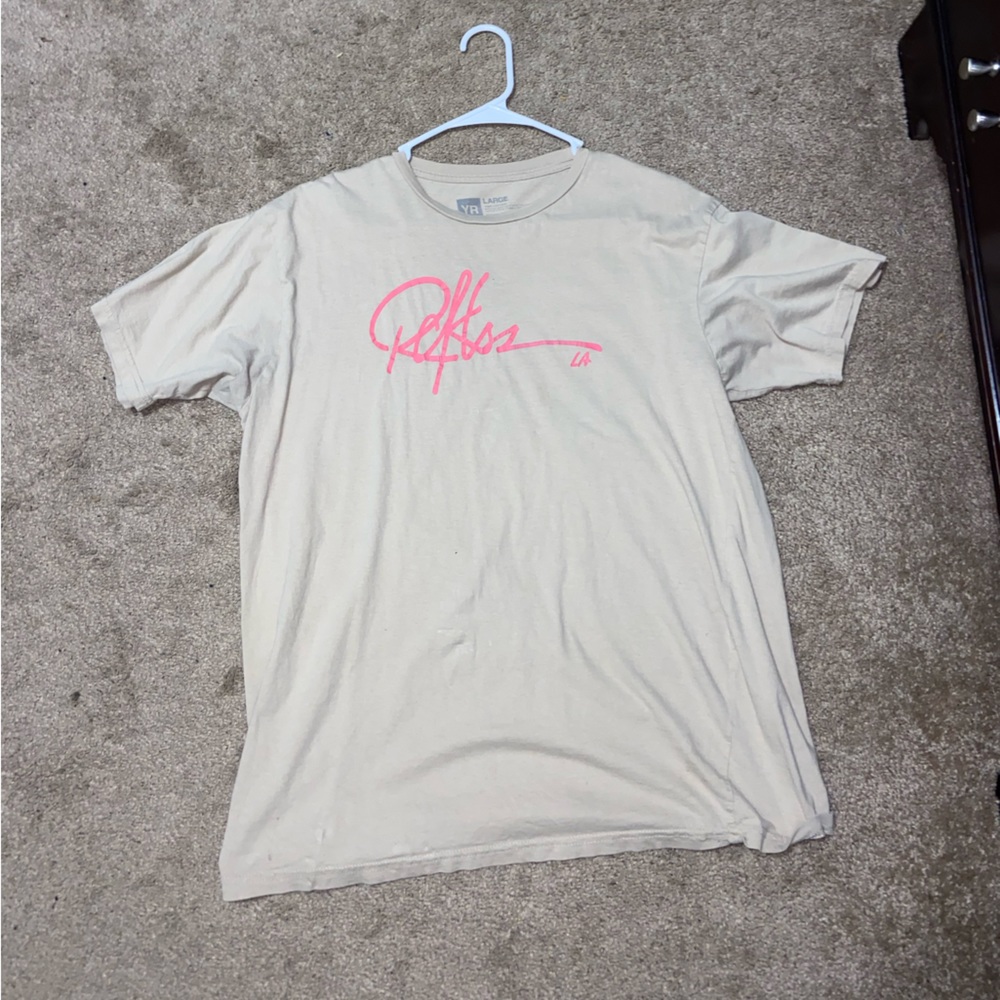 Reckless LA Tan and Pink T-Shirt